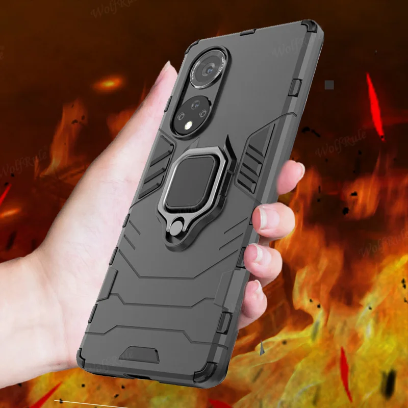 Phone Case For Huawei Honor 50 Pro Cover For Honor 50 Pro Capas Bumper PC  Holder Magnetic Armor Case For Honor 50 Pro SE Fundas