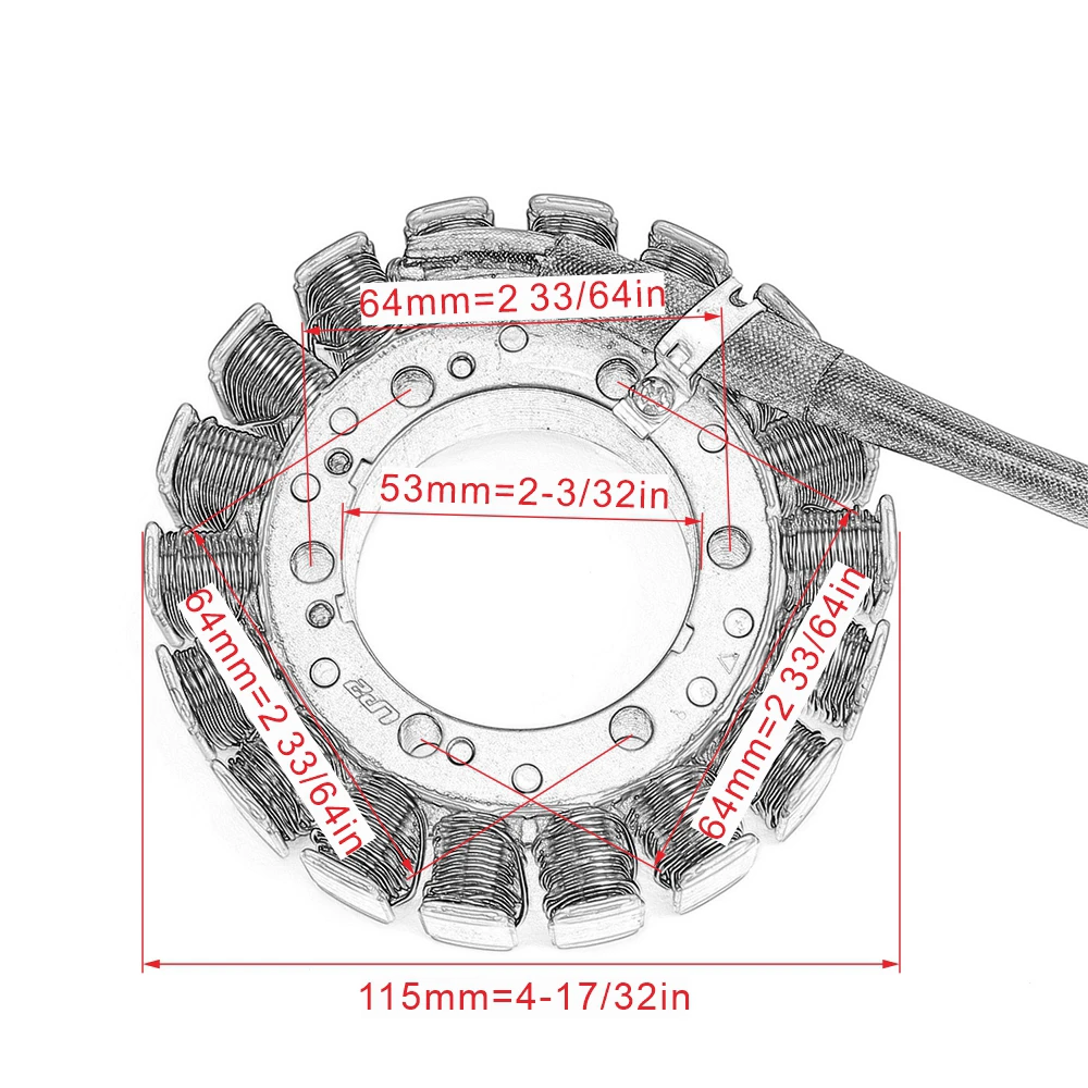 Катушка статора для Aprilia RSV1000 Tuono RSV1000R Factory RST1000 Футура ETV1000 Caponord AP0685330 катушка