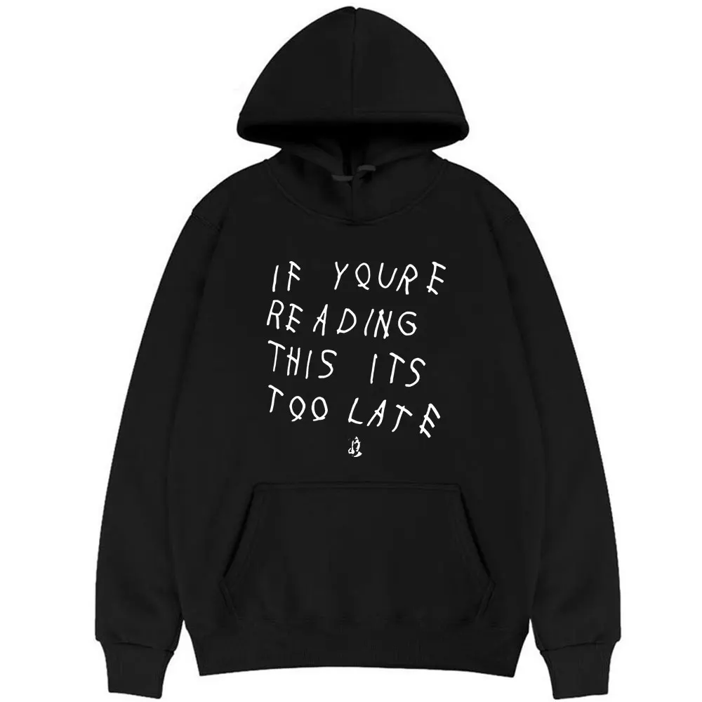 

Drake Oversized Letter Print Hoodie Mens Womens Fashion Hoodies Male Original Style Sweatshirt Mens New Hip-hop Trend Streetwear