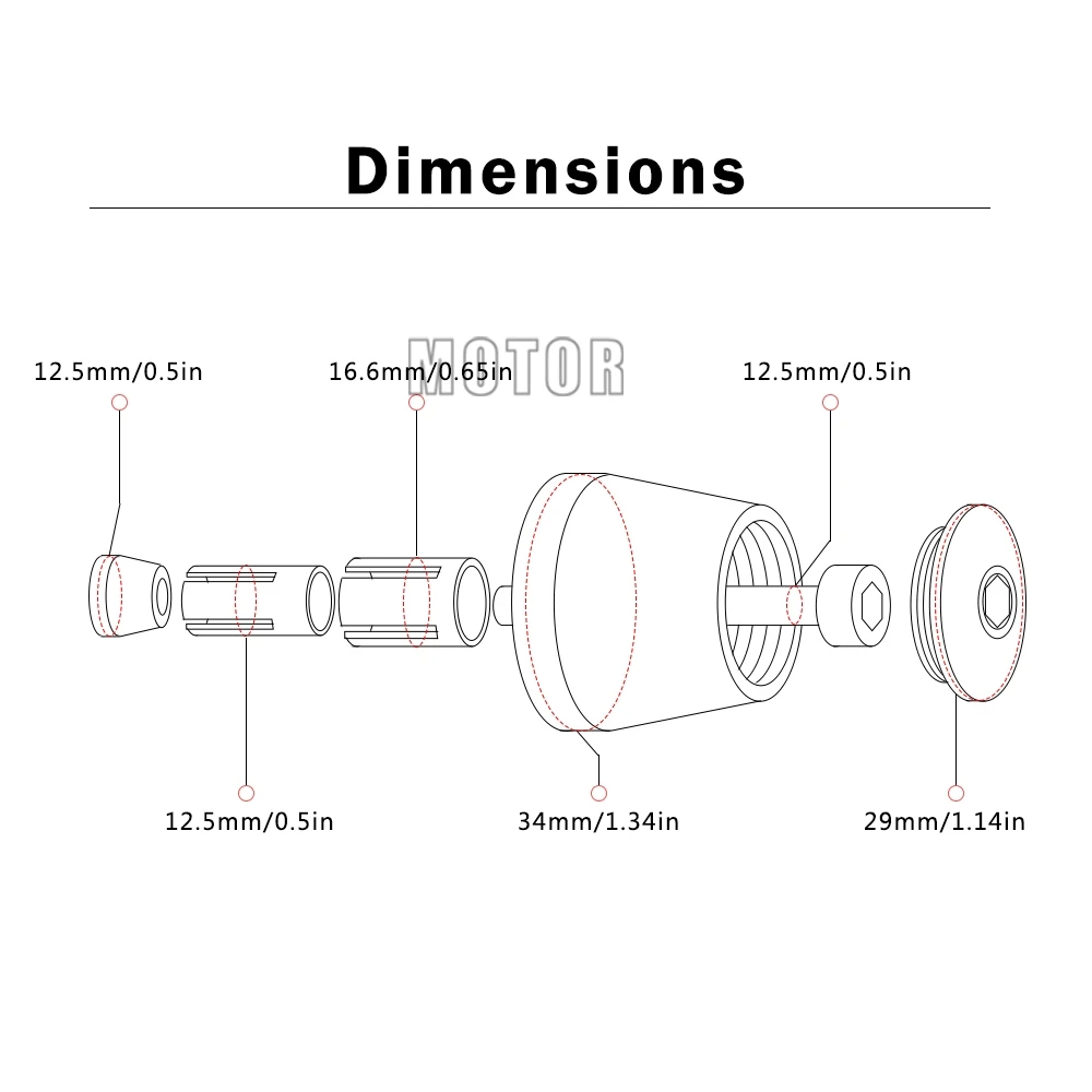 

For Aprilia DORSODURO 1200 2011-2015/DORSODURO 750 2007-2016 Motorcycle 7/8"22mm Handlebar Grips Cap Hand Bar Ends Handle Plugs