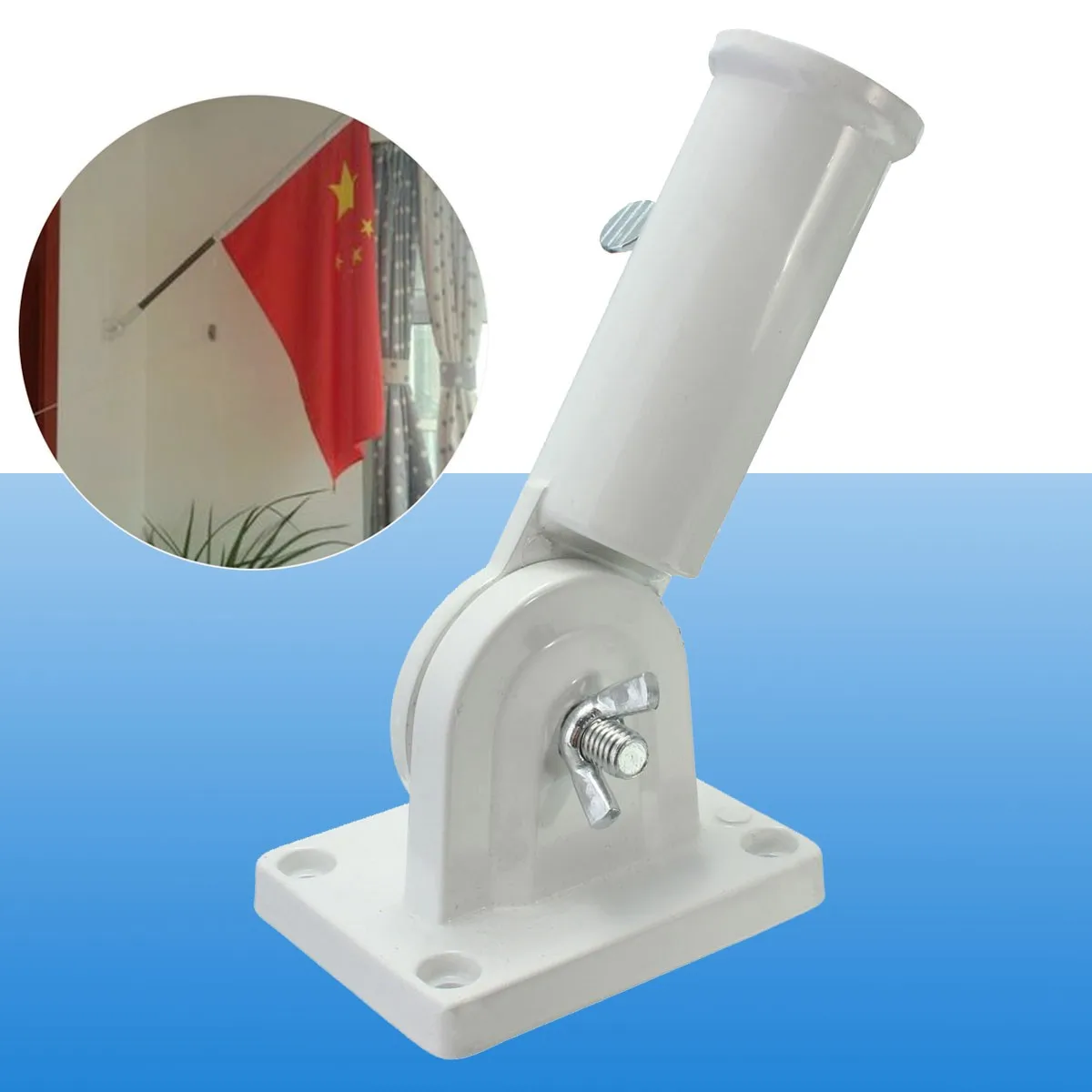 Флагшток настенное крепление регулируемый металлический держатель флагштока