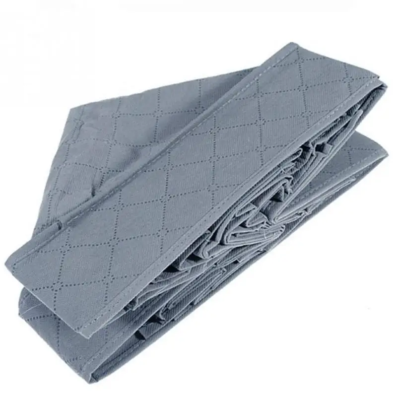 

30 Grids Dark Grey Foldable Bamboo Charcoal Non-Woven Fabric Storage Box Underwear Lightweight Closet Organizer 34*32*10cm