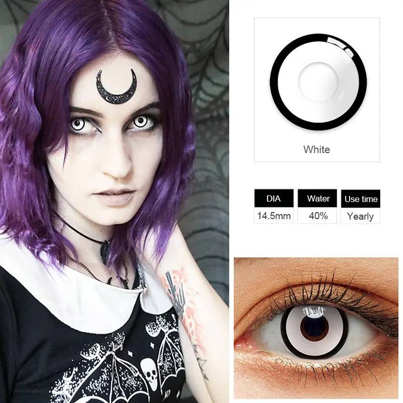 Контактные линзы для Хэллоуина Аксессуары аниме Косплей Контакты глаз