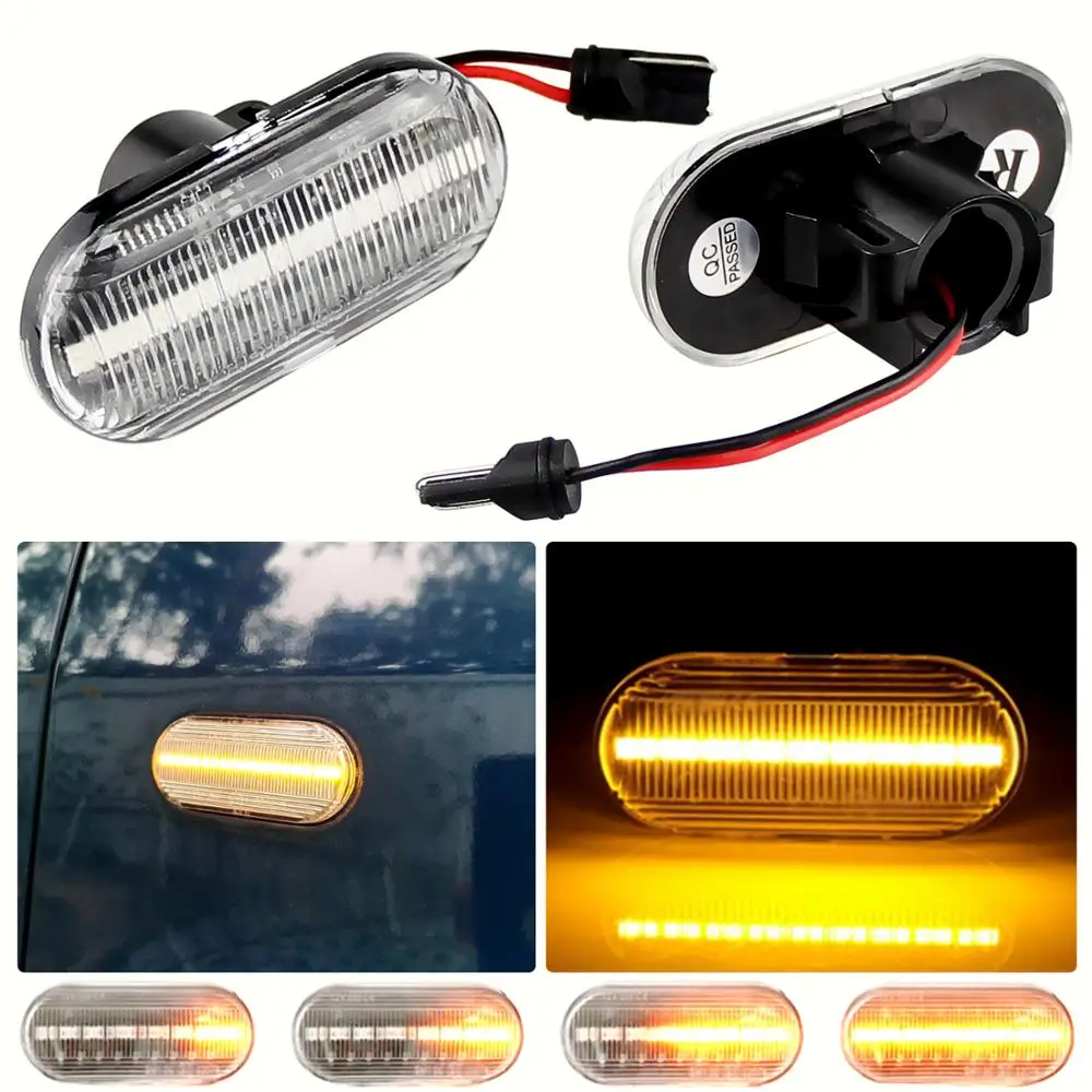 Voor Dacia Duster Dokker Lodgy Renault Megane 1 Clio1 2 Kangoo Espace Smart Fortwo 453 Led Dynamische Side Marker Turn signal Lights Voor Dacia Duster Dokker Lodgy Renault Megane 1 Clio1 2 Kangoo Espace Smart Fortwo 453 Led Dynamische Side Marker Turn signal Lights