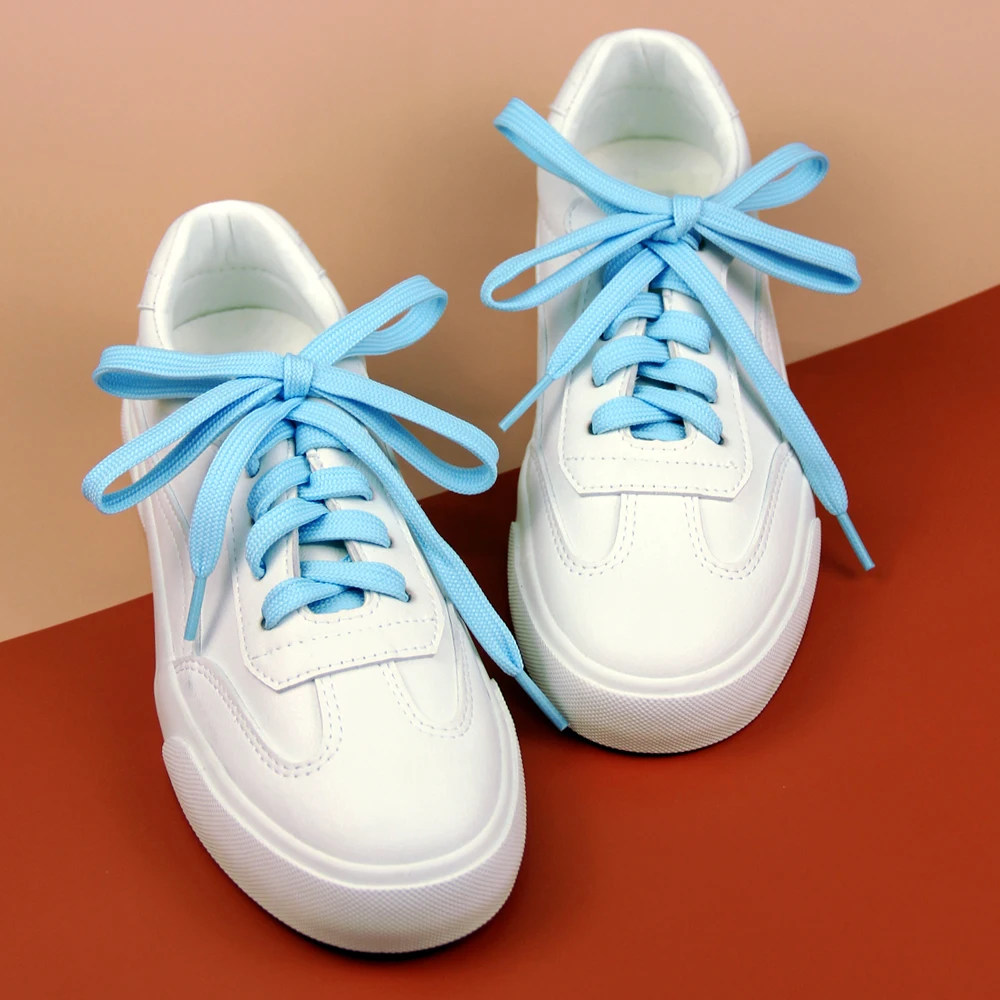 

1pair 110CM Flat Shoelaces Classic Shoe Laces Fit Fashion Solid Sports Shoelace Casual Unisex Shoe Strings Shoe Accessories