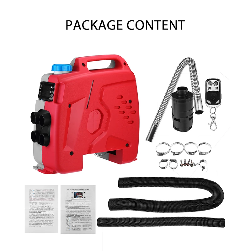 $72.27 Car Heater 5KW 12V 24V All In One Air Diesels Heater Parking Heater With Remote Control LCD Monitor for RV Motorhome Truck Boat
