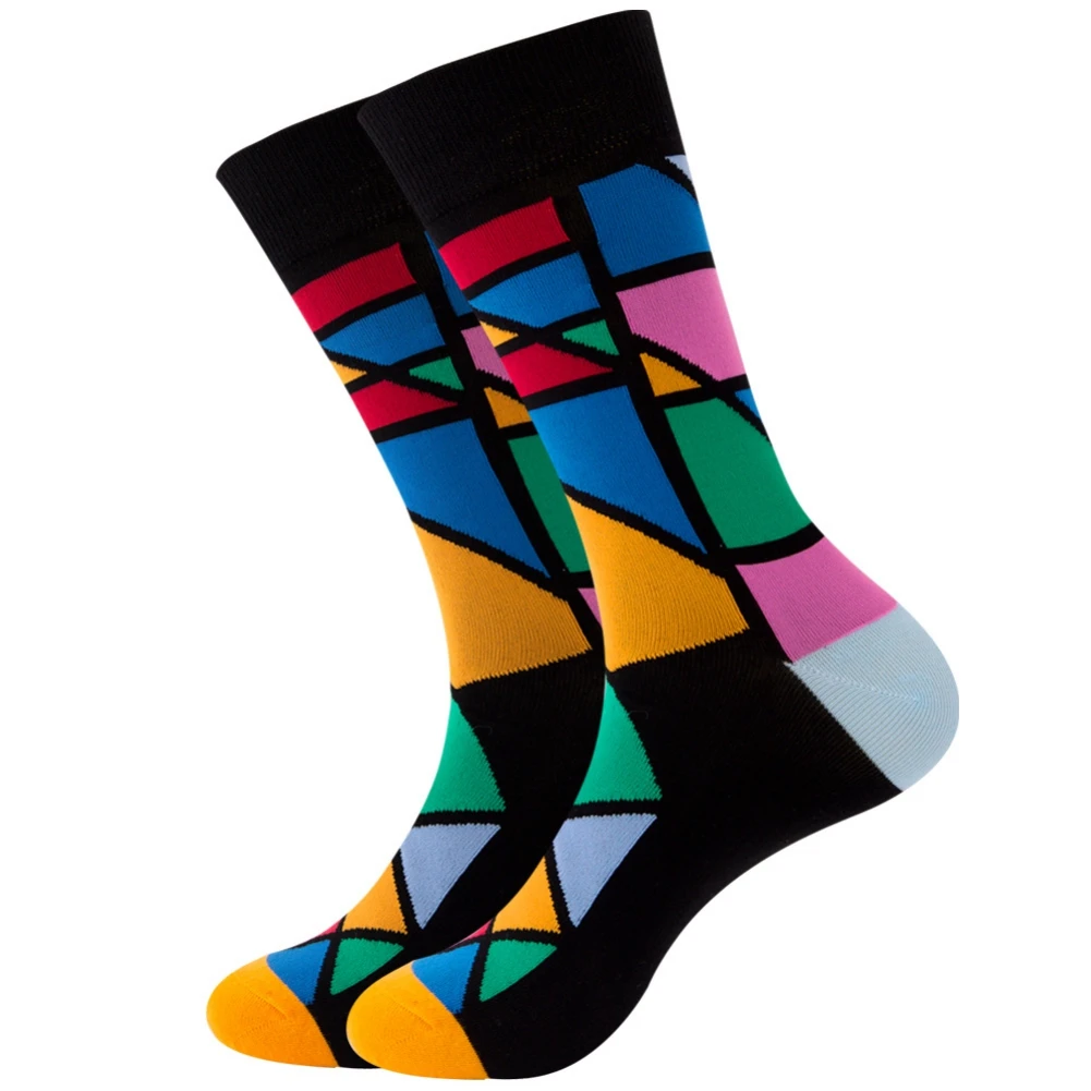

Men’s Cotton Socks Suitable Daily Wear Hiking Running Riding Crew Socks Absorbent Casual Socks One Size