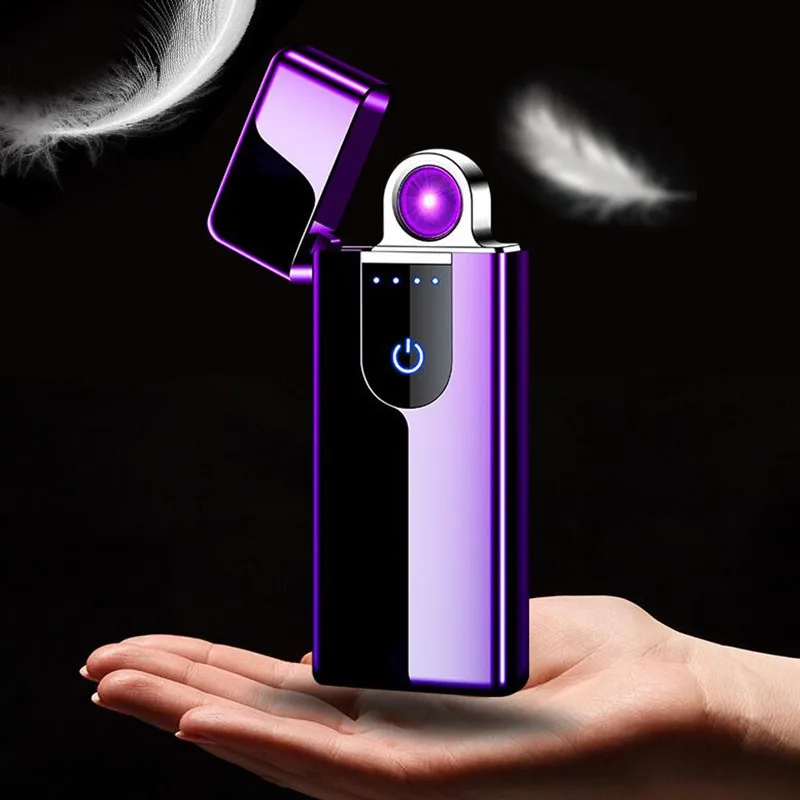 Новинка креативная плазменная зажигалка с сенсорным выключателем USB зарядкой