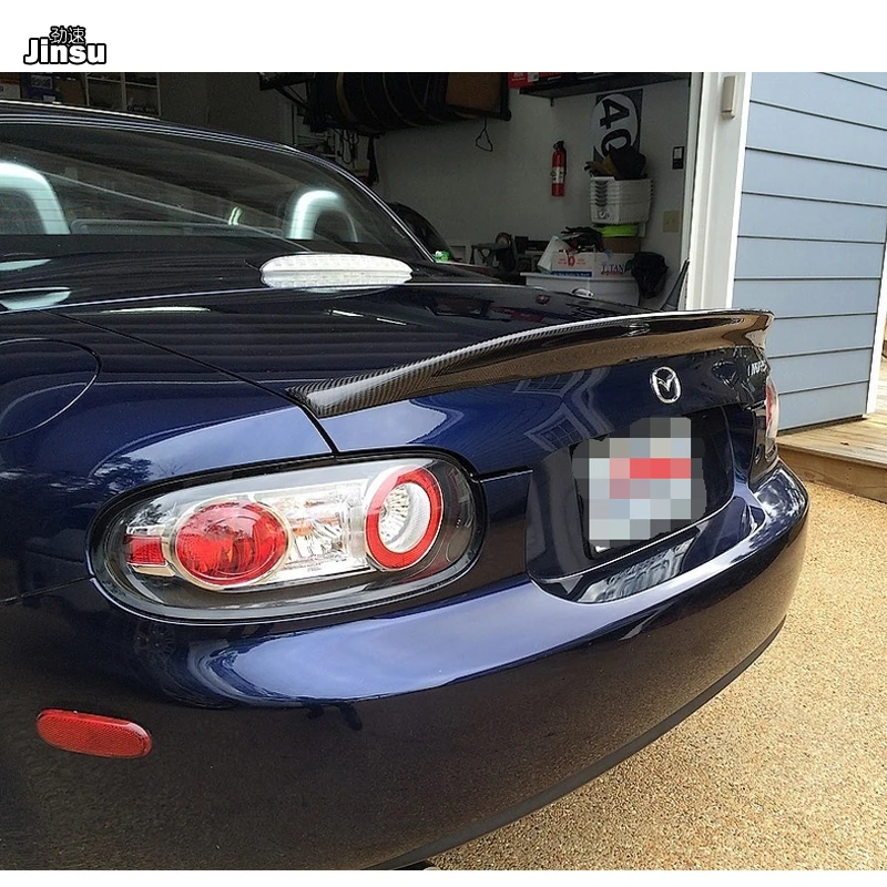 Спортивный стильный спойлер из углеродного волокна для заднего багажника