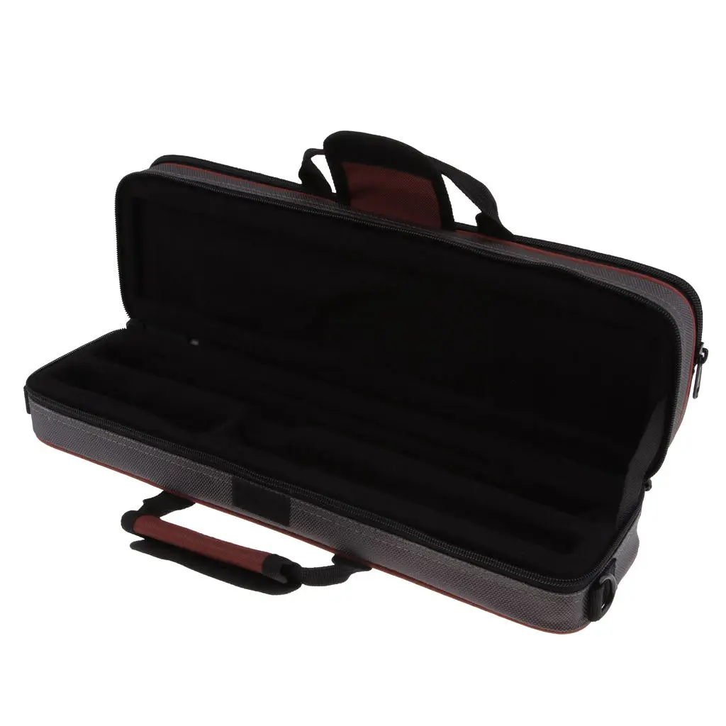 Flute Case Gig Bag Box Waterproof Lightweight for 16 Holes with Exterior Pocket Woodwind Instruments | Спорт и развлечения