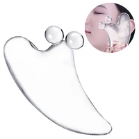 1pc v slimmer shape face massager lift up guasha scraping board facial health care beauty tool meridians therapy scraper massage