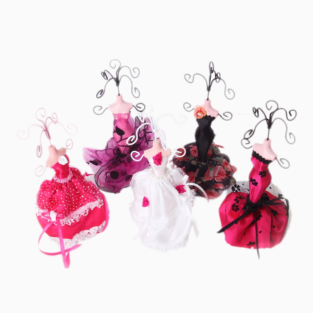 

Vary Style Mannequin EVENING Dress Jewelry Earring Necklace Stand Display Holder
