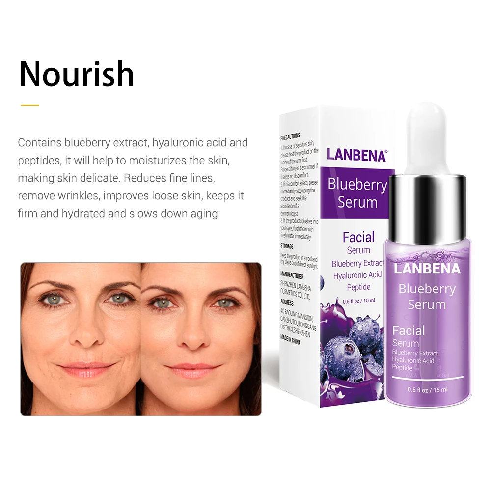 Набор для ухода за кожей лица LANBENA сыворотка патчи глаз крем антивозрастной