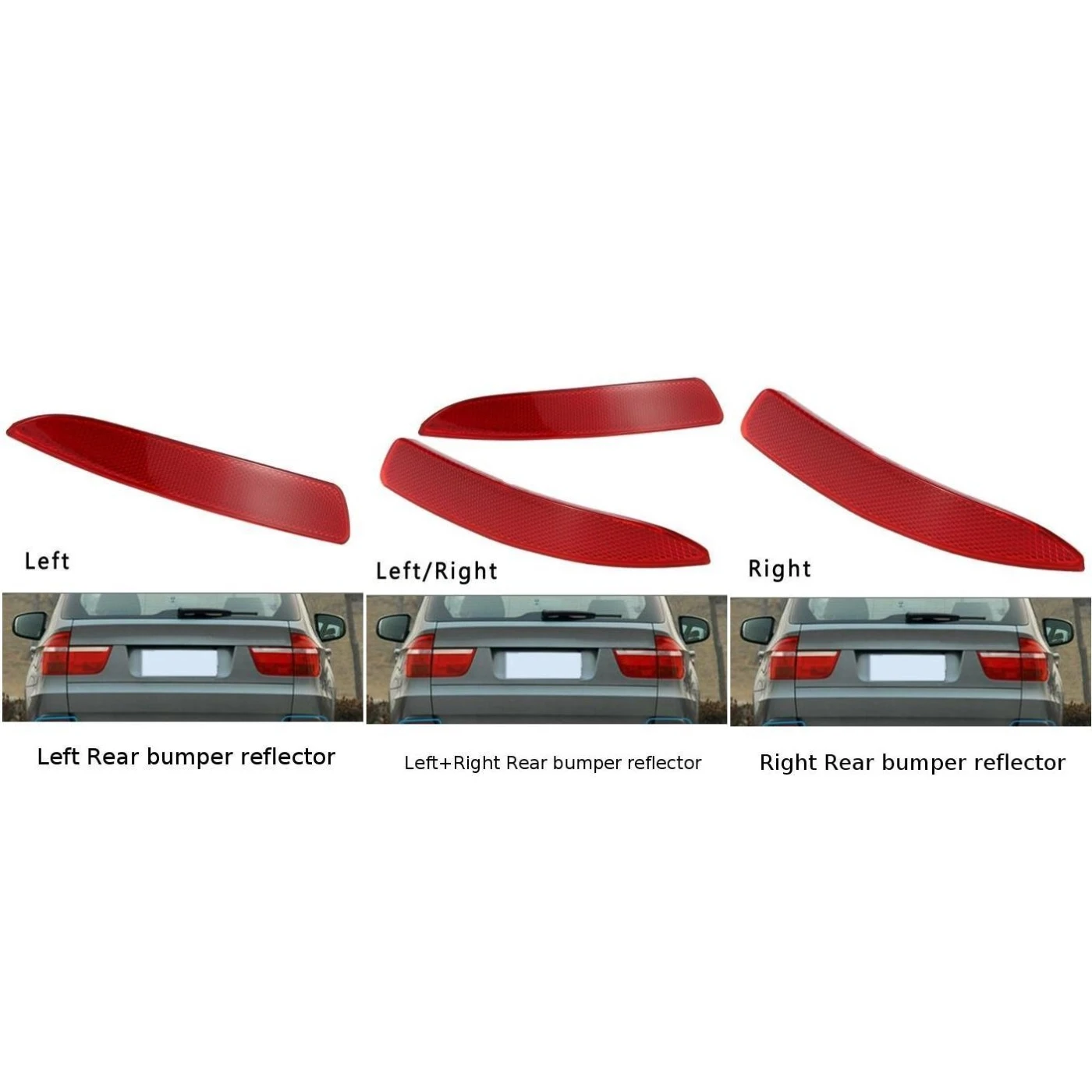 Для замены бампера отражатель аксессуары ABS + PC бленда для объектива Авто внешний