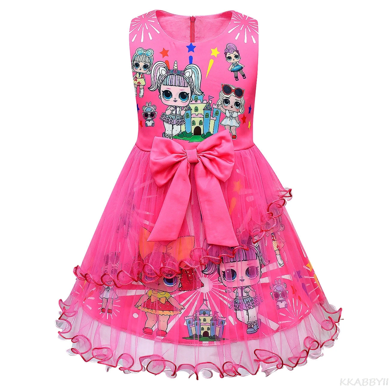 Платье-пачка для девочек с бантом на день рождения | Детская одежда и обувь