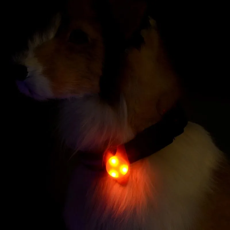 Pet LED Pendant Safety Flashing Glow Light Blinking Collar Necklace For Dog Puppy Supplies | Дом и сад
