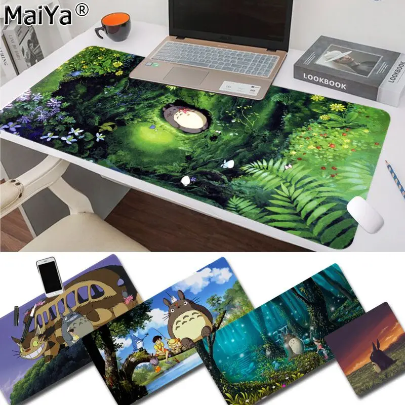 

Резиновый игровой коврик для мыши Maiya, новый дизайн, Мой сосед Тоторо