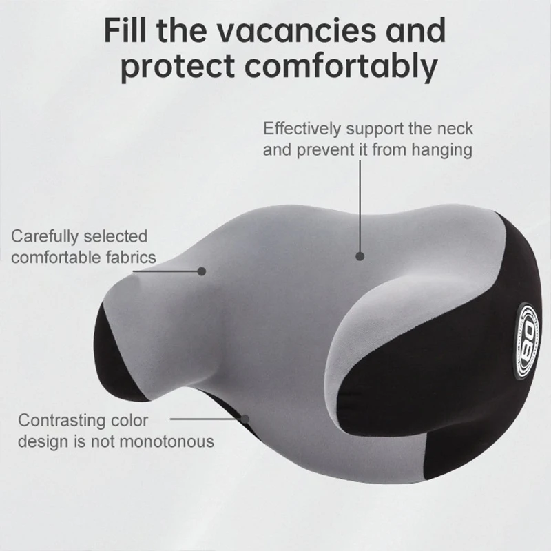 

Universal Car Seat Headrest Pillow Rest Memory Foam Side Car Head Neck Pillow Support Sleep High Elastic Nylon Telescopic