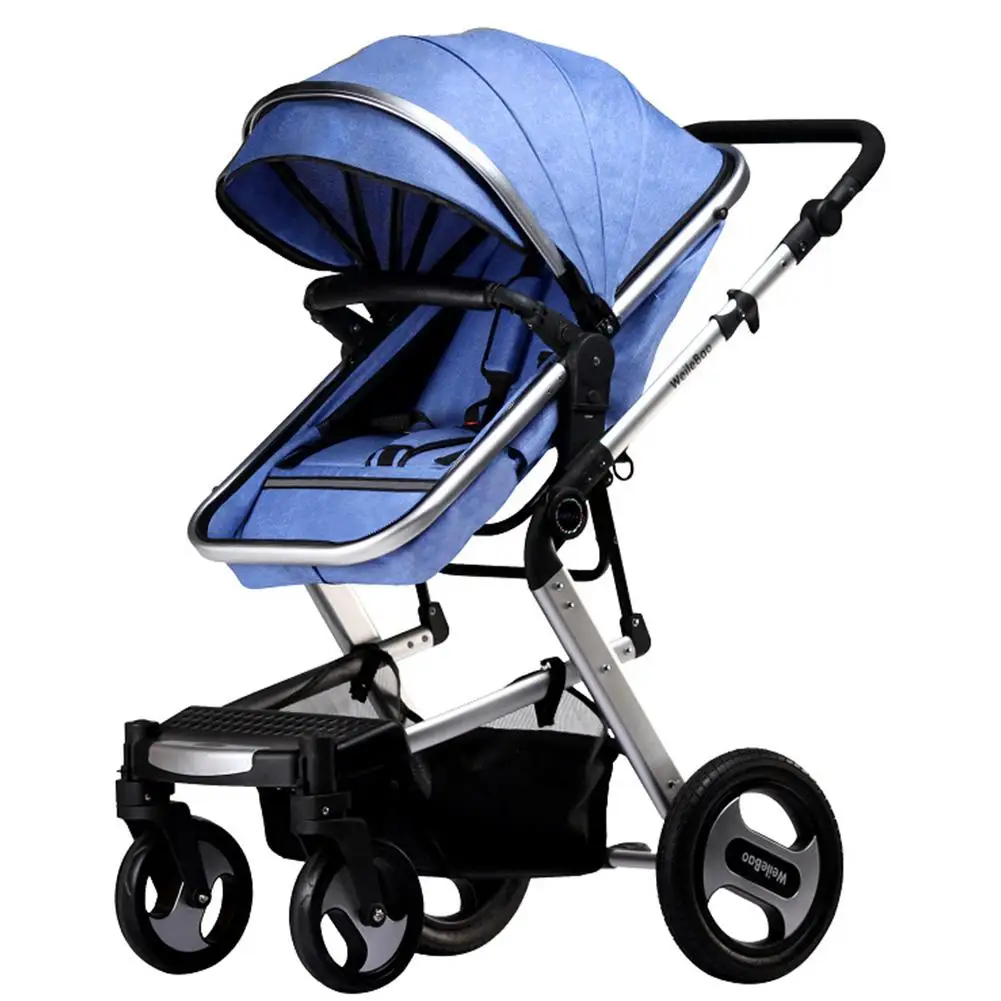 Kidlove Baby 2 в 1 детская коляска складная анти-шок складываемая коляска Высокая land-scape модная коляска