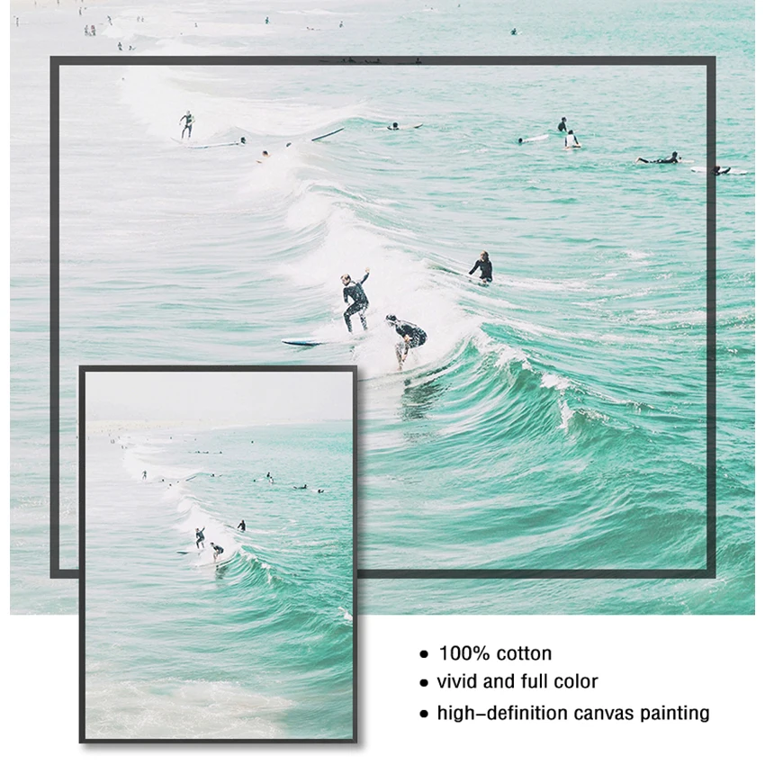 Принты для украшения берега картины гостиной набор печати на стене в Калифорнии
