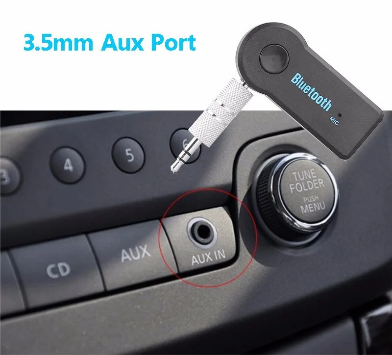 Беспроводной Bluetooth приемник 3,5 мм Aux стерео усилитель музыка домашний автомобильный Bluetooth адаптер микрофон