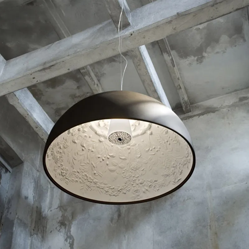 

Nordic Pendant Lights Kitchen Fixtures For Dining Room Glossy Black Round Hanging Lamp bar Restaurant Decor Luminaire Suspendu