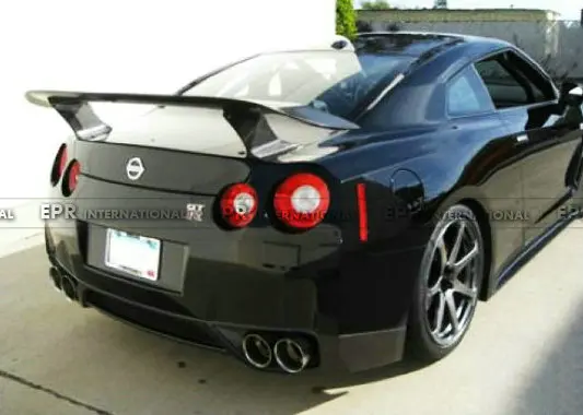 Автомобильный Стайлинг для Nissan GTR R35 FRP стекловолокно Esprit стиль задний спойлер ESP