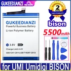 5500mAh GUKEEDIANZI для UMI Umidigi BISON аккумулятор с инструментами