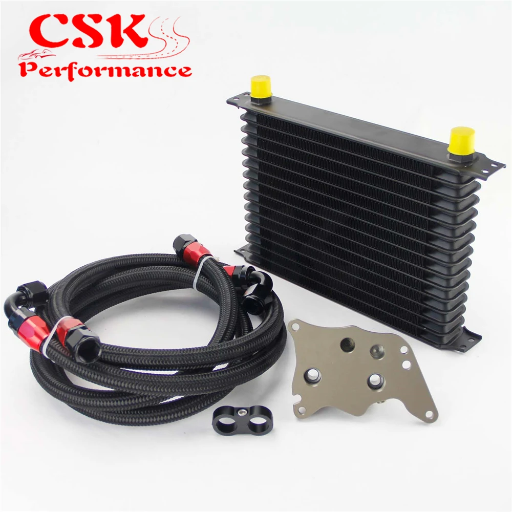 Комплект масляного радиатора AN10 Trust 15 рядов 262 мм подходит для BMW Mini Cooper R53 Supercharger