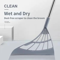 silicone broom hand push sweeper magic broom floor wiper pet hair broom sweeping brush squeegee for floor cleaning home floor