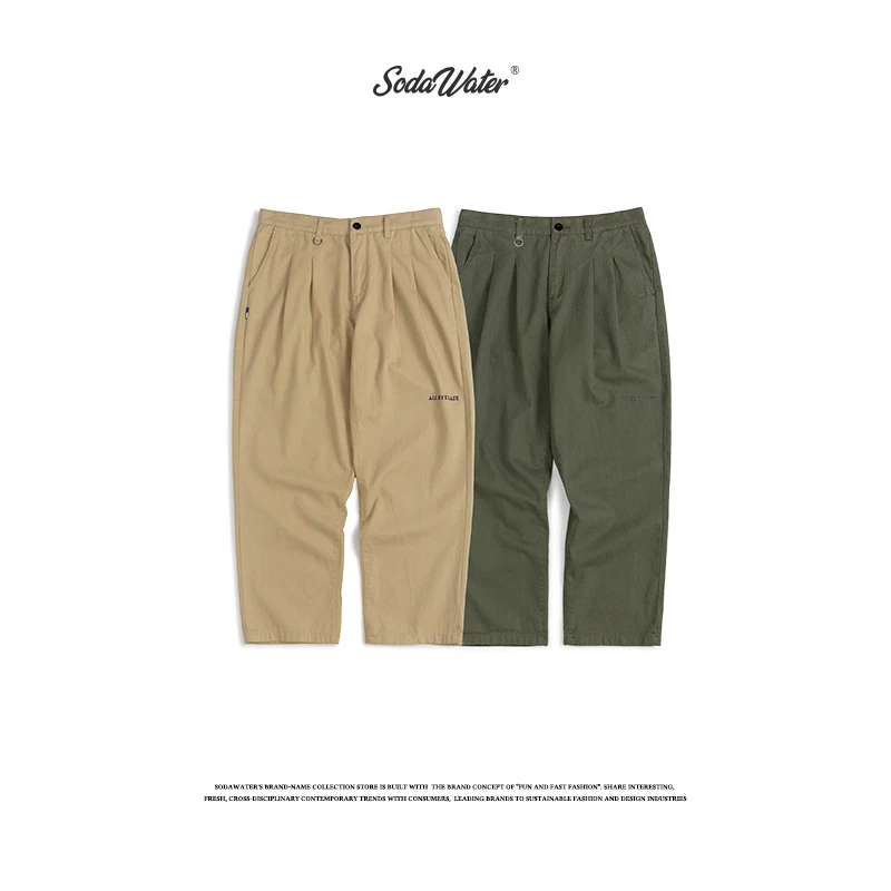 SODAWATER новая коллекция Мужская одежда длина по щиколотку штаны хип-хоп стиль