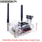 GeeekPi прозрачный акриловый чехол корпус с охлаждающими винты для вентилятора для NVIDIA Jetson Nano B01  A02 версия