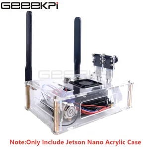 GeeekPi прозрачный акриловый чехол корпус с охлаждающими винты для вентилятора для NVIDIA Jetson Nano B01  A02 версия