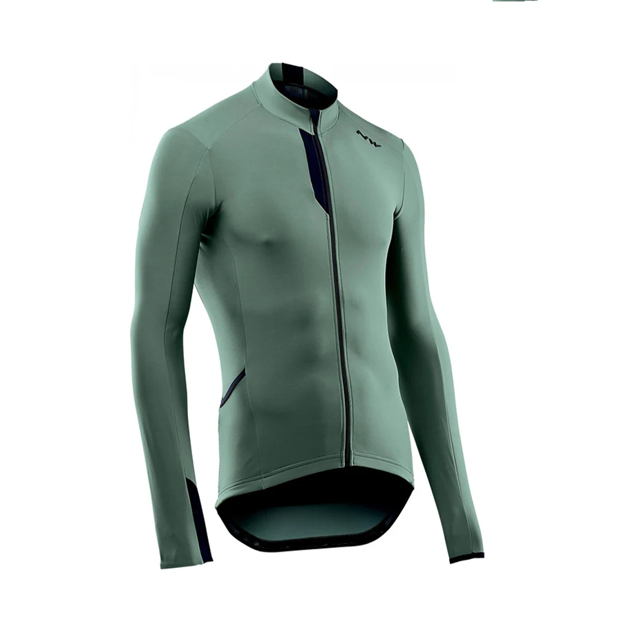 Зимняя термо флисовая 2019 Мужская NW длинный рукав Велоспорт Джерси Спортивная