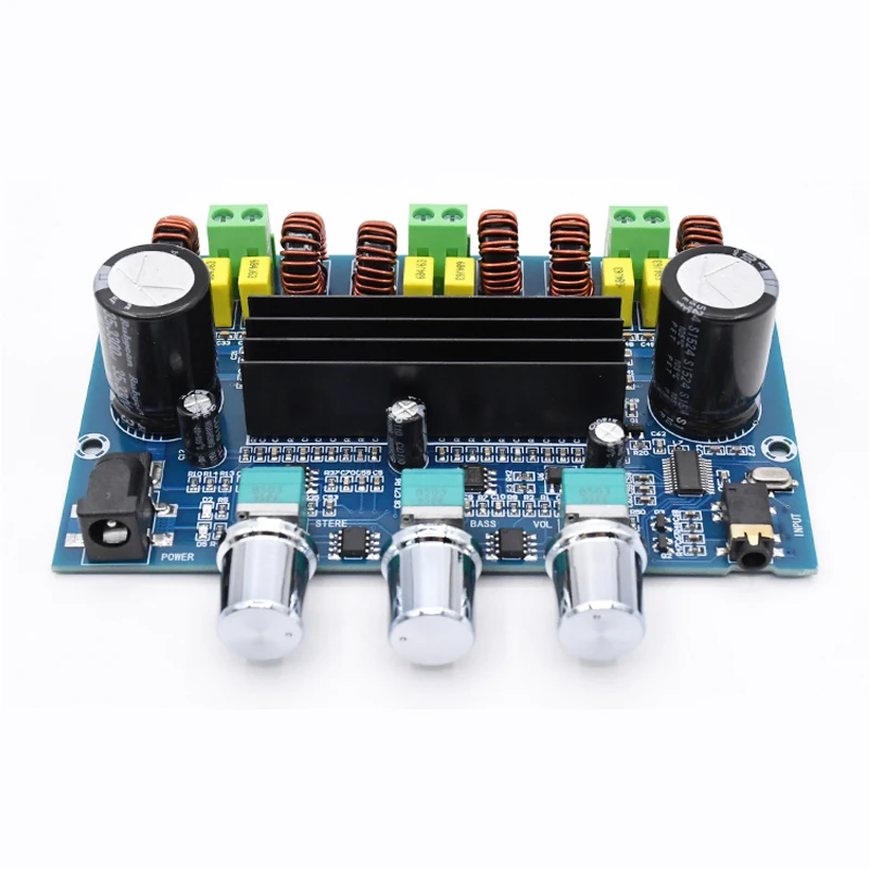 2*50 Вт + 100 Bluetooth 5 0 двойной усилитель мощности TPA3116D2 сабвуфер плата 2 1 канала TPA3116