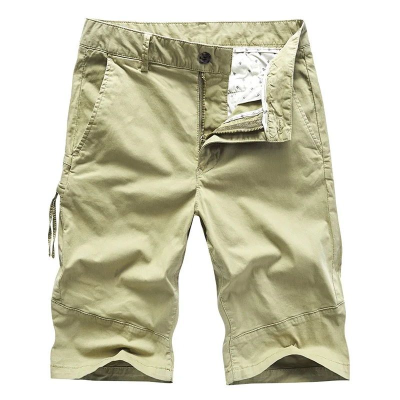 

2021 Summer New Cotton Cargo Shorts Men Casual Multi-Pocket Military Shorts Pants Loose Work Army Tactical Shorts Men