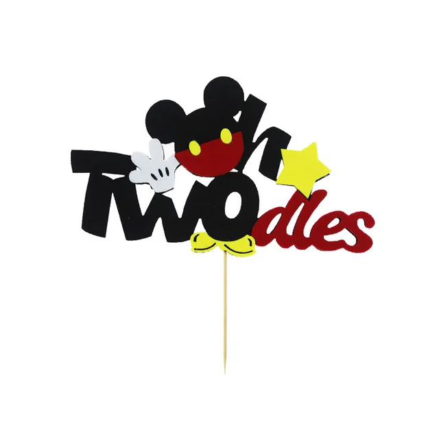 

Mickey Mouse Theme Banner Mickey Minnie Banner Pull Flower Cake Topper Children Birthday Party Decoration Baby Shower Supplies