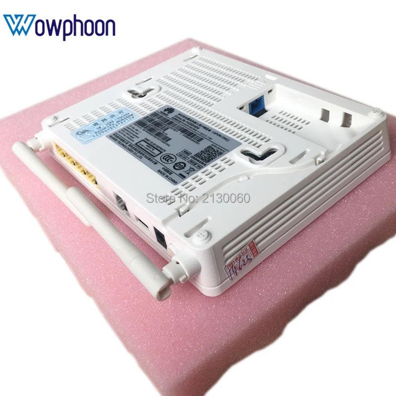 5Pcs/Lot Secondhand 99 New Huawei HG8546M GPON ONU ONT 2POTS+4FE+1USB+WiFi modem with English software Telecom Network Equipment | Мобильные