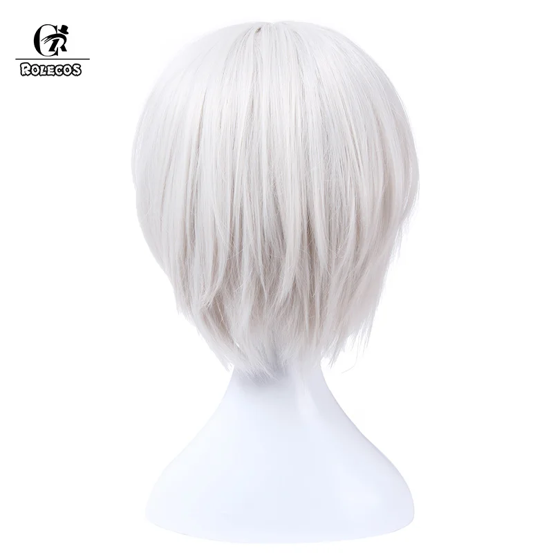 ROLECOS игровой Nier Automatas косплей волос 2B 9S белые короткие волосы унисекс головной