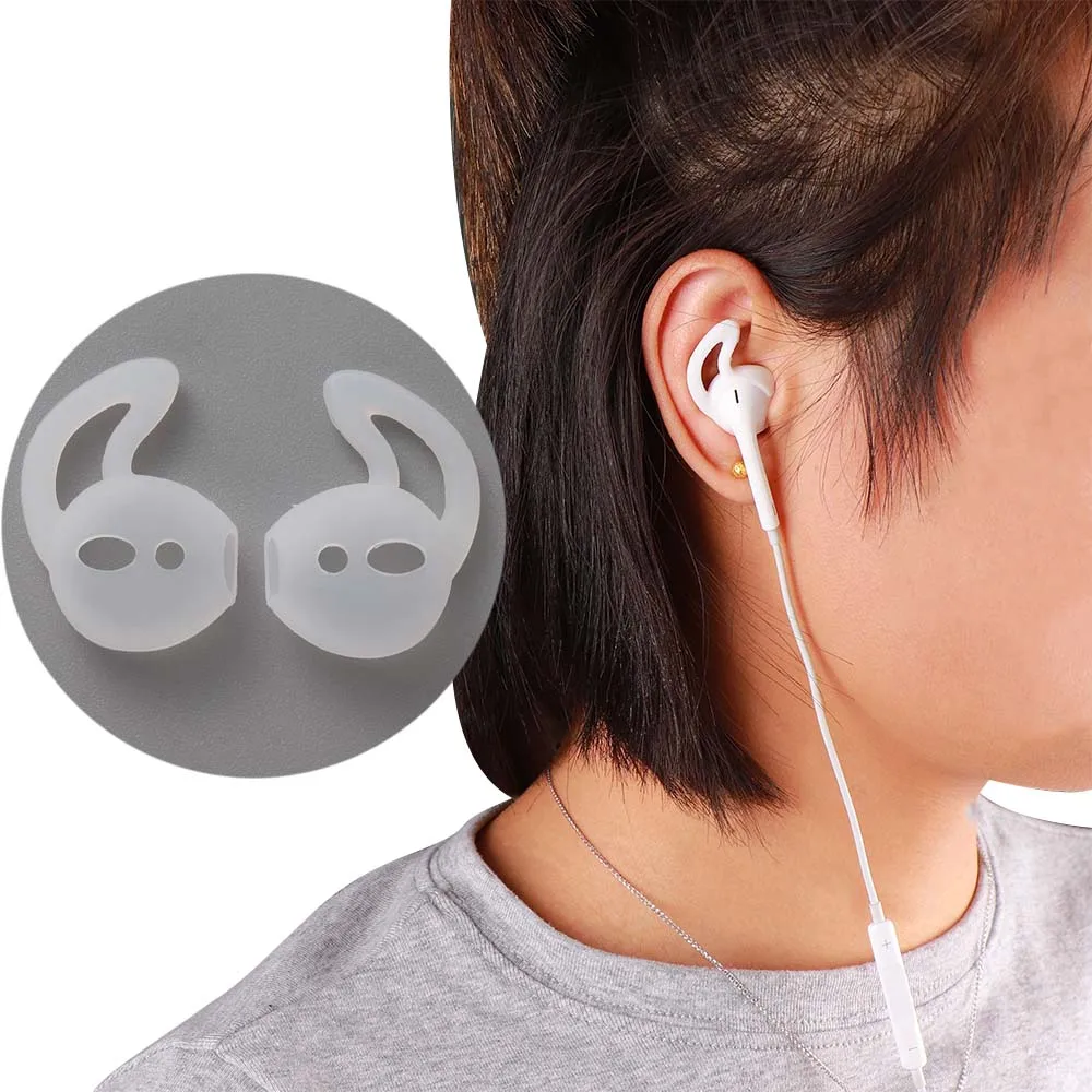 2 пары противоскользящие спортивные наушники-вкладыши airpods/i9S/i10/i11/i12/i13/i14/TWS с