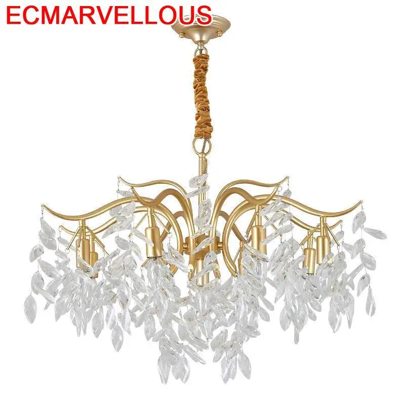 

Pendelleuchte Lampara De Techo Colgante Moderna Crystal Suspension Luminaire Luminaria Hanging Lamp Deco Maison Pendant Light