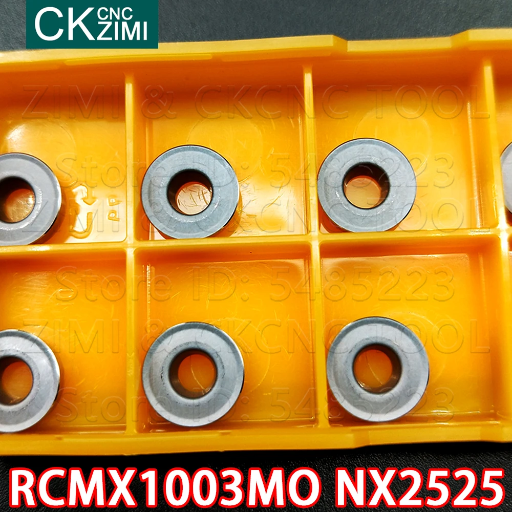 Твердосплавные вставки RCMX1003MO NX2525 RCMX1003M0 лезвия R5 инструменты металлические