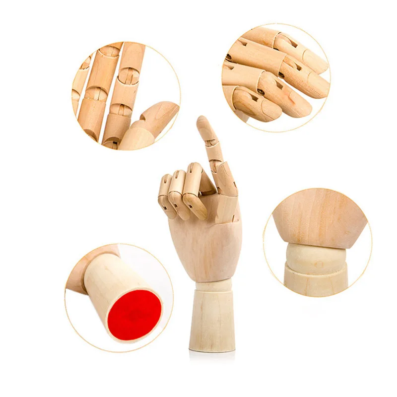 Лидер продаж деревянная левая/правая модель тела шарнирная Сочлененная