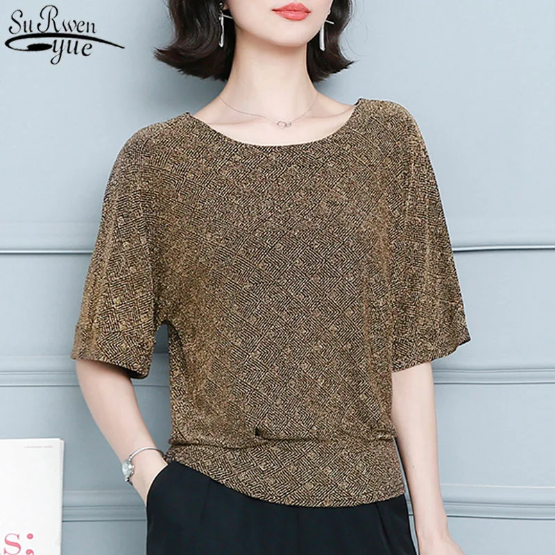 Шифоновая Блузка с длинными рукавами v образный вырез Женские топы и блузки плюс