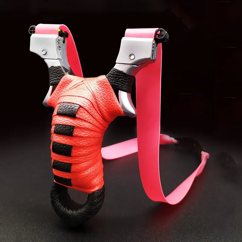 

Профессиональная Рогатка из сплава, фотография, рандомная с плоской резиновой лентой, уличные игры для взрослых, уличная игрушка