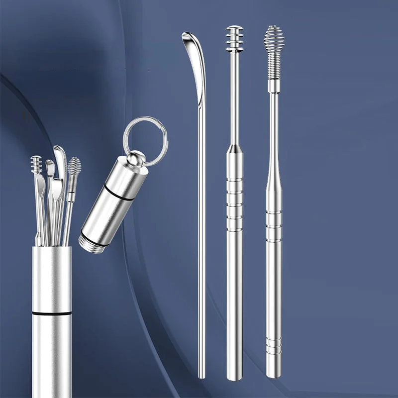 

Ear Cleaner Ear Pick Ear Digging Earwax Tool Ear Picking Ear Cleaning Earwax Removal Tool Ear Clean Tool 6 Pieces Set