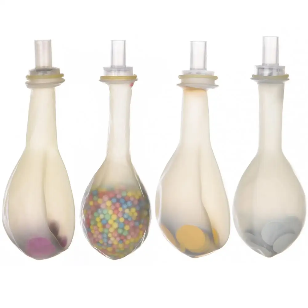 20 шт Разноцветные конфетти декоративные шаровым гелием утолщение груша