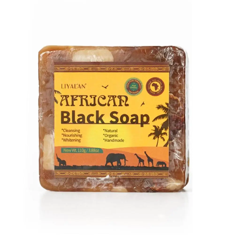

African black soap Magic Anti Rebelles Beauty Bath Natural soap Acne black Treatment Body Skin 100% Beauty F8A5