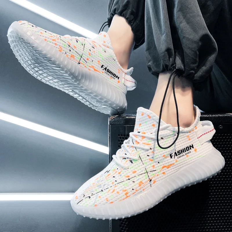 2021 New Style Men Running Shoes Outdoor Sports Shoes Breathable Lightweight Sneakers Comfortable Jogging Training Shoes