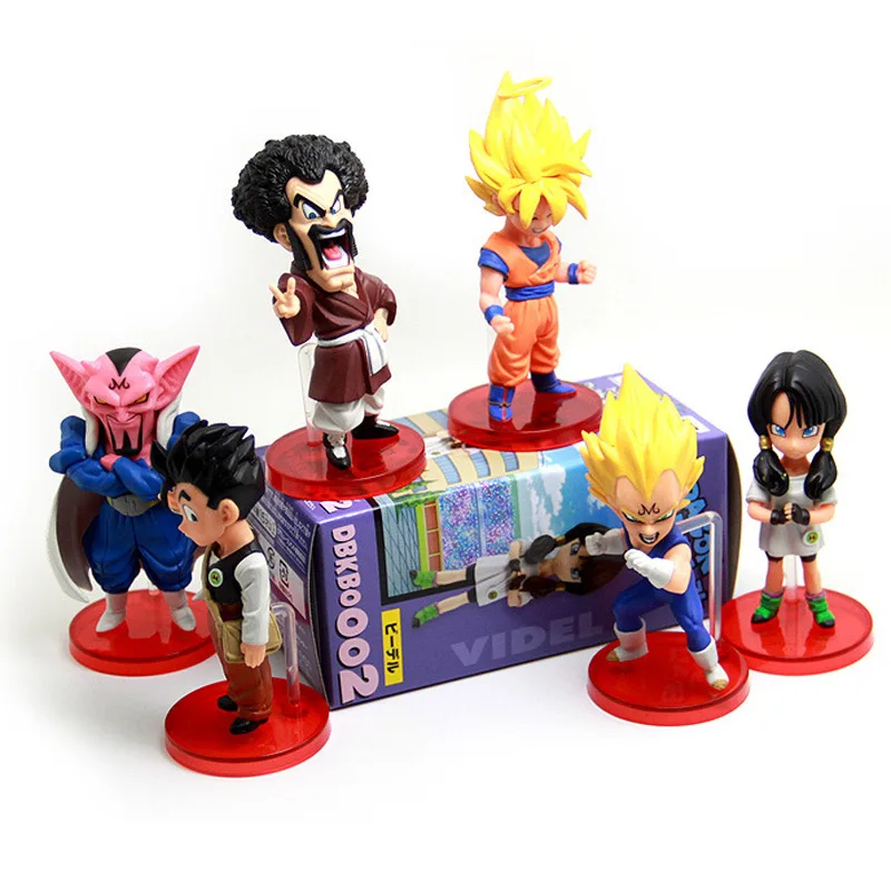 

6pcs/Lot Q Version 1 Generation 6 Models PVC Action Figures Doll Ornaments 8-10cm